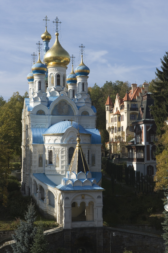 Karlovy Vary - pravoslavný chrám sv. Petra a Pavla